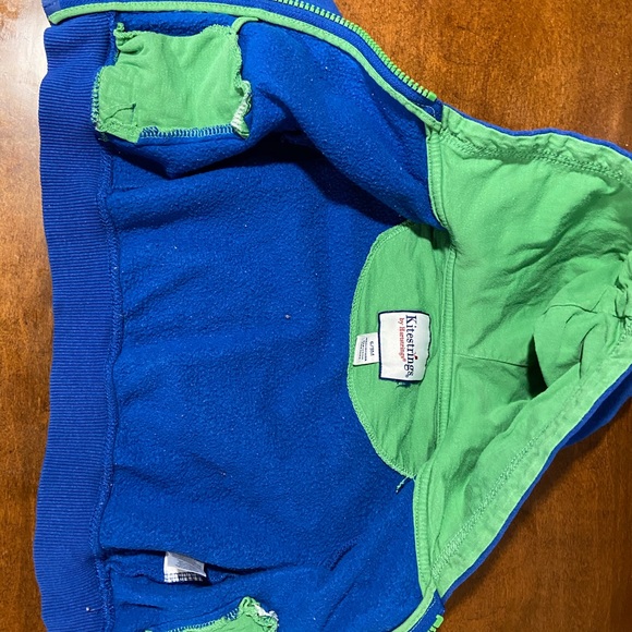 Kite strings blue/green hoodie SZ 6/9 - Picture 4 of 4